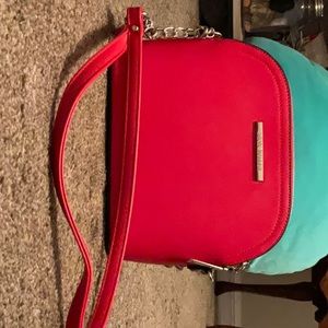 Steve Madden red crossbody bag, like new